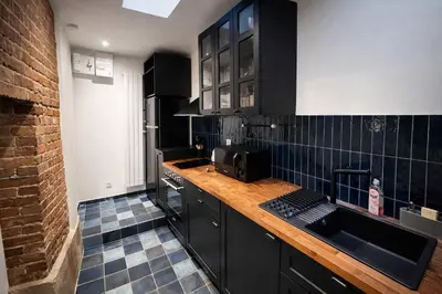 Cuisine ou kitchenette dans l'établissement Paris 3eme Studio Renove Emplacement Ideal - 2P