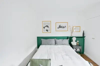 Un ou plusieurs lits dans un hébergement de l'établissement St Germain des Pres 6th Great location, couple or family