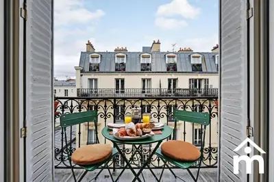 Balcon ou terrasse dans l'établissement Marais 2B with Balcony by Melvane Luxury