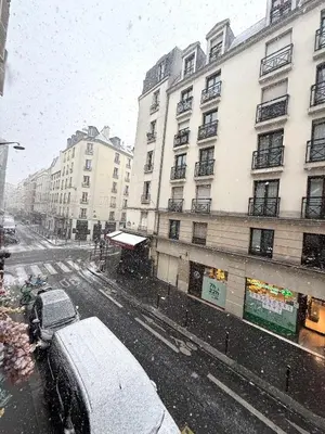 L'établissement Appartement Popincourt Republique Paris en hiver