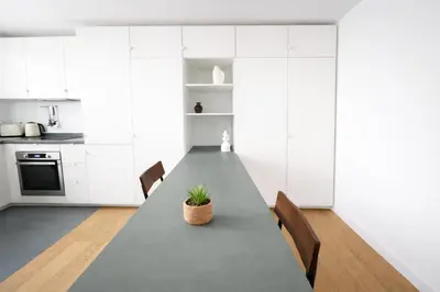 Cuisine ou kitchenette dans l'établissement Elegant Appartement au cœur de Montmartre