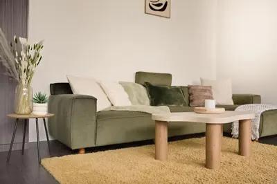 Coin salon dans l'établissement Ecrin Parisien Cosy & Chic Au pied des Champs Élysées 1 min