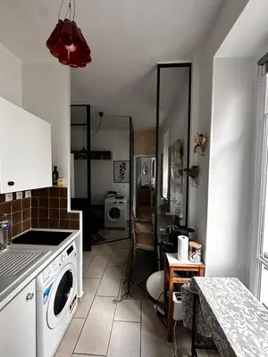 Cuisine ou kitchenette dans l'établissement Tour Eiffel Paris - Weber Home