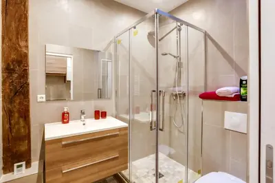 Salle de bains dans l'établissement Appartement Chaussee d'Antin - Mogador - Paris 9