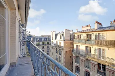 Balcon ou terrasse dans l'établissement Modern apartment 1BDR 4P - Alésia