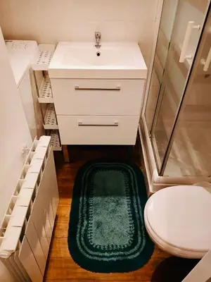 Salle de bains dans l'établissement Studio cosy Rue des Martyrs Montmartre à pied