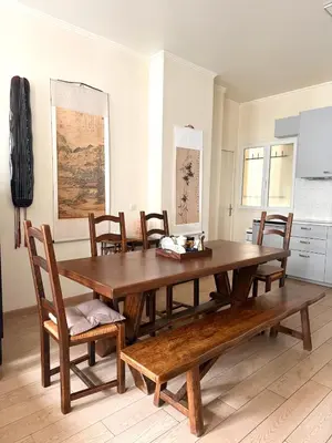 Cuisine ou kitchenette dans l'établissement Central Artistic Appartement - Paris 2e