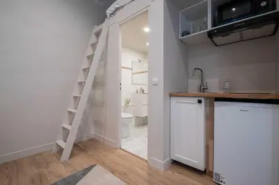 Salle de bains dans l'établissement Cozy studio - 2P - Buttes-Chaumont