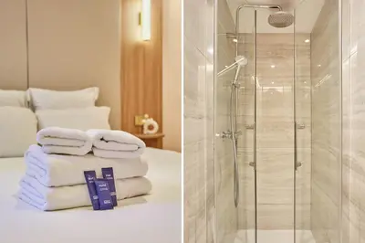 Salle de bains dans l'établissement New apartment in the heart of Paris 4 people