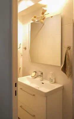 Salle de bains dans l'établissement Un havre de paix au coeur de Paris