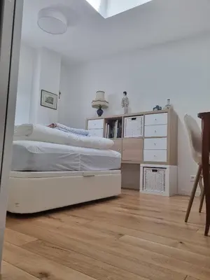 Cuisine ou kitchenette dans l'établissement Le nid de Boulogne