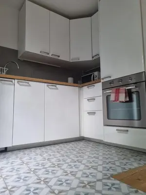 Cuisine ou kitchenette dans l'établissement Le nid de Boulogne