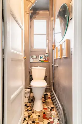 Salle de bains dans l'établissement Loft, 3 chambres, 4' à pied du Parc des Expositions Paris Porte de Versailles
