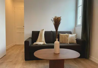 Coin salon dans l'établissement comfortable in Boulogne ideal location