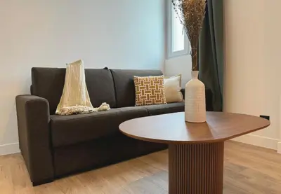 Coin salon dans l'établissement comfortable in Boulogne ideal location