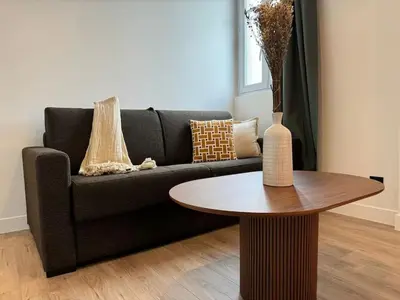 Coin salon dans l'établissement comfortable in Boulogne ideal location