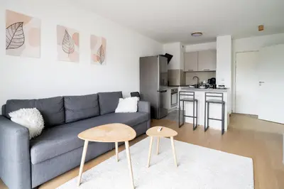 Cuisine ou kitchenette dans l'établissement Appartement Marceau - Welkeys