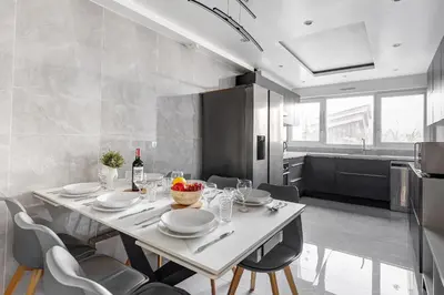 Coin salon dans l'établissement Suite Scandicci - Superbe appartement parisien