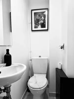 Salle de bains dans l'établissement Nice place in Paris