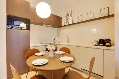 Cuisine ou kitchenette dans l'établissement Beautiful Apartment 2CH-6P - Paris 18e-Montmartre