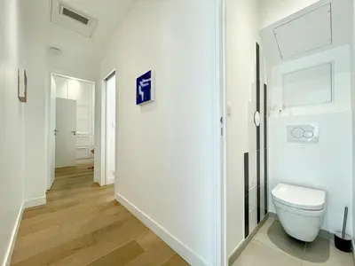 Salle de bains dans l'établissement Parisian Home 2 bedrooms Montorgueil 090