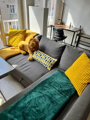 Coin salon dans l'établissement Appartement proche Paris - Idéal familles et professionnels