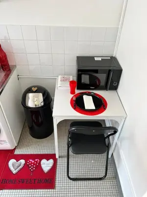 Cuisine ou kitchenette dans l'établissement Appartement proche Paris - Idéal familles et professionnels
