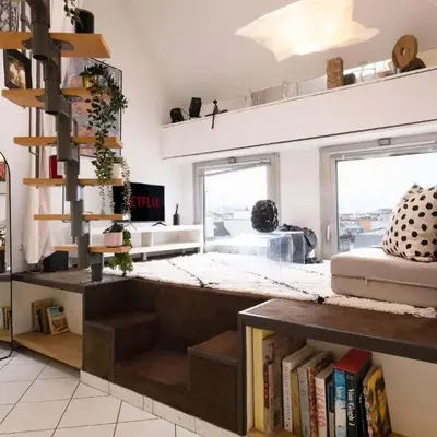 Loft Duplex Terrasse View on Paris