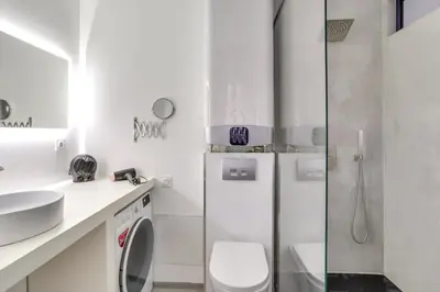Salle de bains dans l'établissement Le Secret du 14e