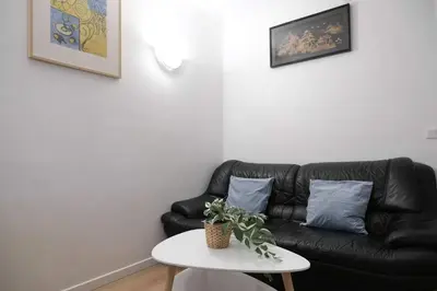 Coin salon dans l'établissement Central & Cosy Parisian Style Apartment