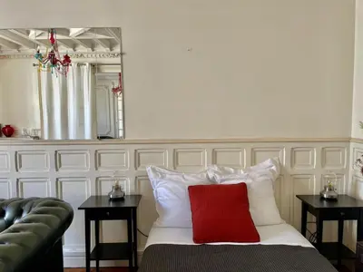 Coin salon dans l'établissement Apartment Haussmann Opera by Interhome