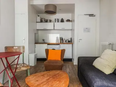 Coin salon dans l'établissement Apartment Appartement 7 by Interhome