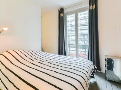 Un ou plusieurs lits dans un hébergement de l'établissement Apartment Appartment 6 by Interhome