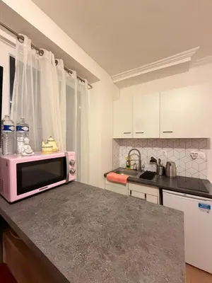 Cuisine ou kitchenette dans l'établissement Blue stay