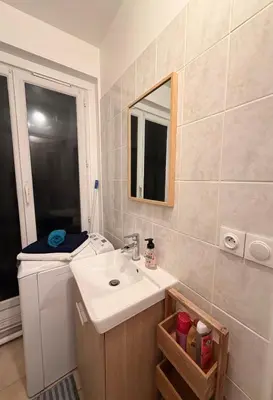 Salle de bains dans l'établissement Blue stay
