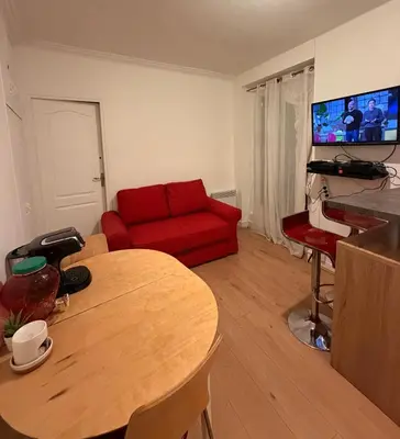 Télévision ou salle de divertissement dans l'établissement Blue stay