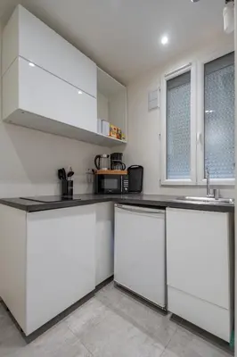 Cuisine ou kitchenette dans l'établissement Paris Voltaire