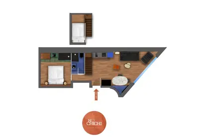 Plan de l'établissement NoChichi Collections - Loft atypique Sentier
