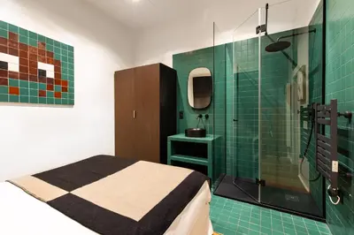 Salle de bains dans l'établissement NoChichi Collections - Loft atypique Sentier