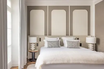 Un ou plusieurs lits dans un hébergement de l'établissement Pavillon Faubourg Saint-Germain & Spa
