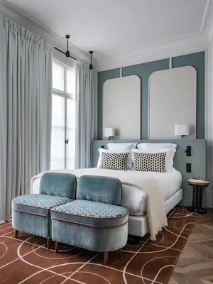 Un ou plusieurs lits dans un hébergement de l'établissement Pavillon Faubourg Saint-Germain & Spa