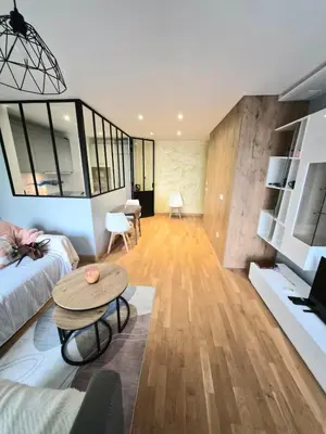 Un ou plusieurs lits dans un hébergement de l'établissement Appartement cozy à Courbevoie