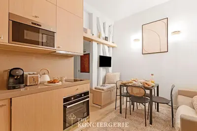 Cuisine ou kitchenette dans l'établissement Adresse d'Exception - Rue Monge﻿ Paris 5e