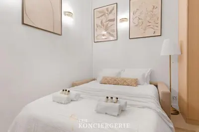 Un ou plusieurs lits dans un hébergement de l'établissement Adresse d'Exception - Rue Monge﻿ Paris 5e