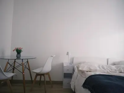 Un ou plusieurs lits dans un hébergement de l'établissement Comfortable 64 m2 Apt near Stade de France Self Check in
