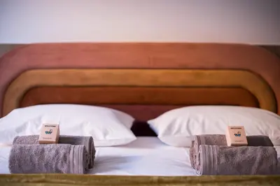 Un ou plusieurs lits dans un hébergement de l'établissement Suite Luxe and Design, Métro L4 à 3 min, Paris Direct