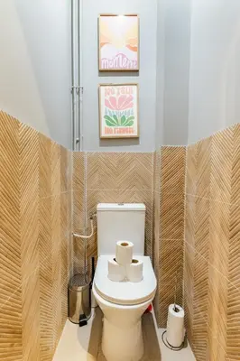 Salle de bains dans l'établissement Escapade de Charme au Cœur du Paris Historique