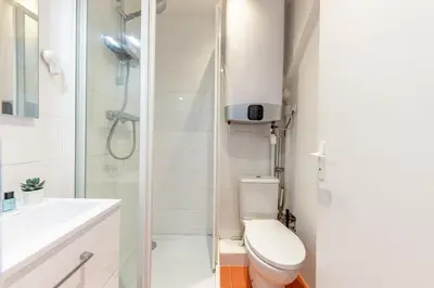 Salle de bains dans l'établissement Bright & Cozy Flat near Eiffel Tower