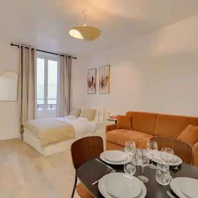 Studio confortable pour 4 au cœur de Paris
