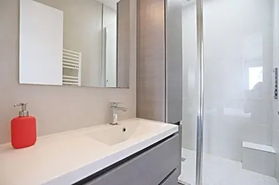 Salle de bains dans l'établissement Air conditioning, calm & comfort in the heart of Paris Marais